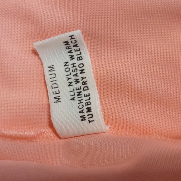 Vintage Shadowline Peignoir Set Peachy Pink Size Medium - Picture 10 of 13